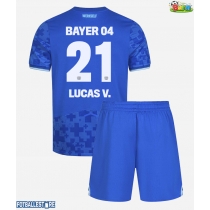Bayer Leverkusen Lucas Vazquez #21 Tredjedraktsett Barn 2025-26 Kortermet (+ Korte bukser)